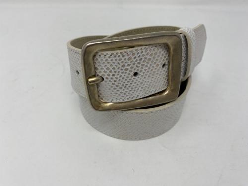 MGM Ledergürtel beige/gold 59,90