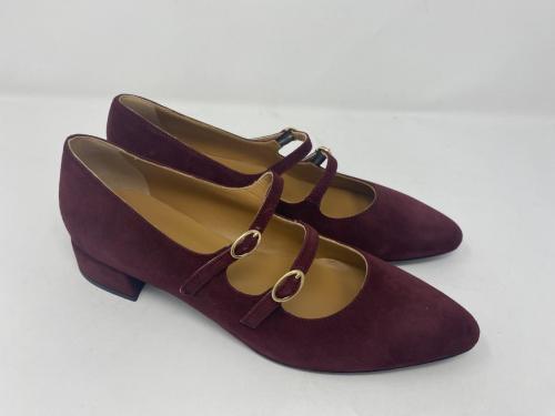 Cinzia Valle kleiner Spangen Pumps Velours Leder Gr 36 - 41, 149,90 Gr 39 ausverkauft 