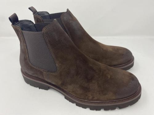 Exton Chelsea Boots dunkelbraun Veloursleder Gr 40 - 46, 129,90