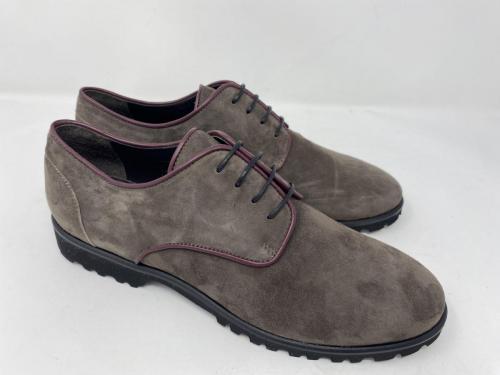 Viola Fonti Schnürschuh grau Veloursleder Gr 37 - 42, 169,90