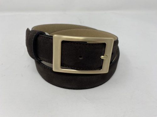 MGM Leder Gürtel dunkelbraun 55,-