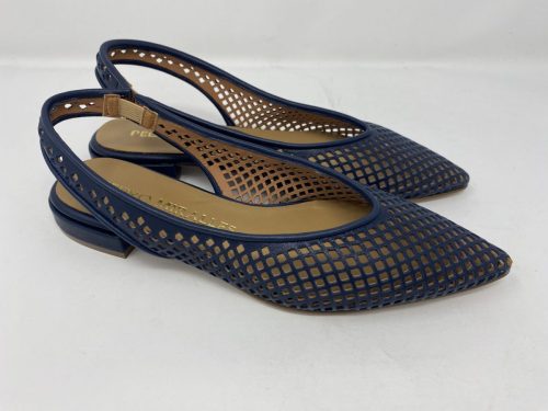 Pedro Miralles Sling Pumps dunkelblau gelocht Gr 37 -42, 129,90