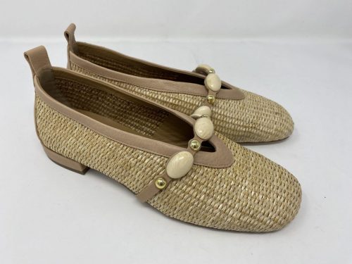 Pedro Miralles Ballerina aus Raffia Bast Gr 37 - 41, 139,90