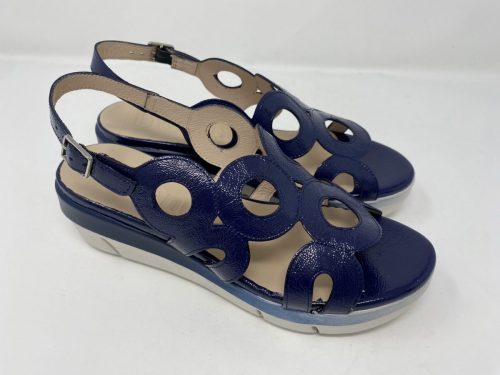 Wonders Sandalette Lackleder dunkelblau gr36 - 42, 119,90