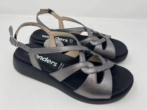 Wonders Sandalette grau metallic Gr 37 - 42, 119,90