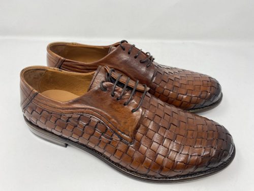 Exton Schnürschuh geflochten braun Gr 40 - 46, 149,90