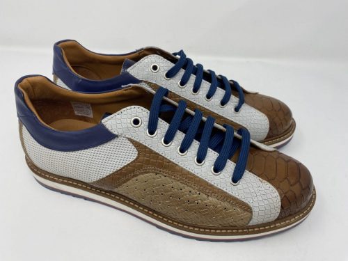 Exton Sneaker mittelbraun weiß Gr 40 - 46, 139,90