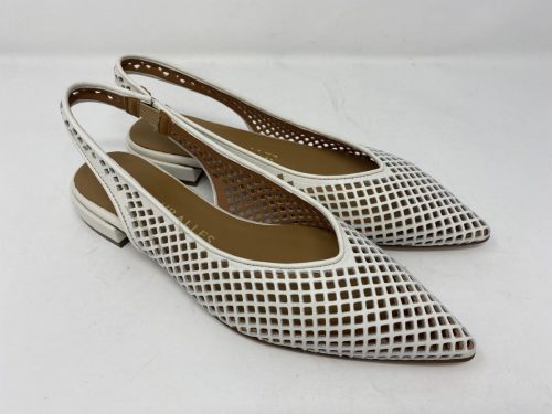 Pedro Miralles Sling Pumps weiß gelocht  Gr 37 - 42, 129,90