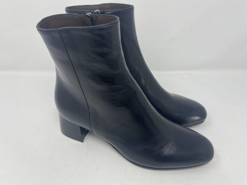 Cinzia Valle schwarze Stiefelette Gr 37 - 42, 229,-  aus feinporigem Echtleder