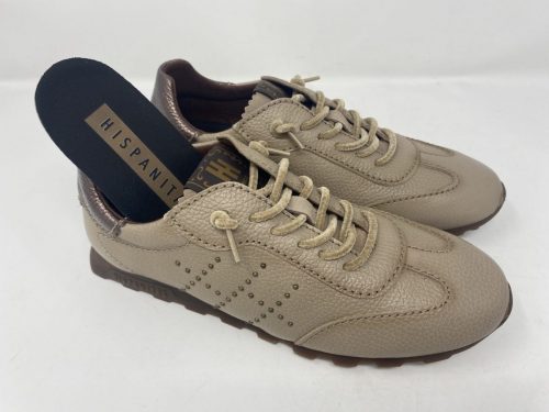 Hispanitas dunkelbeiger Sneaker aus Glattleder Gr 36 - 42, 149,90