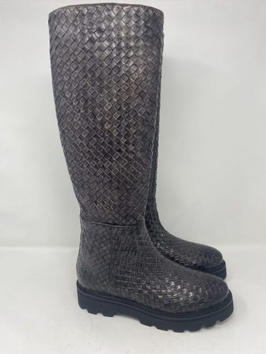 MelvinHamilton geflochtener Langschaft Stiefel grau/blau meliert Gr 38 - 41, 299,-